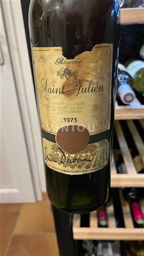 Bordeaux Saint-Julien Louis Dubos Réserve 1973