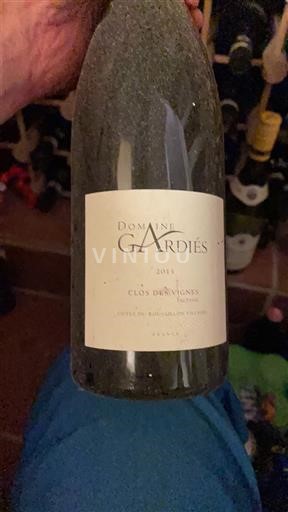 Roussillon Côtes du Roussillon Villages Domaine Gardiés Clos des Vignes 2013