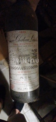 Bordeaux Médoc Château Vieux Château Lamothe 1975