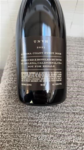 Vùng trồng nho được cấp phép California Bờ biển Sonoma TNYR Sonoma Coast Pinot Noir 2021