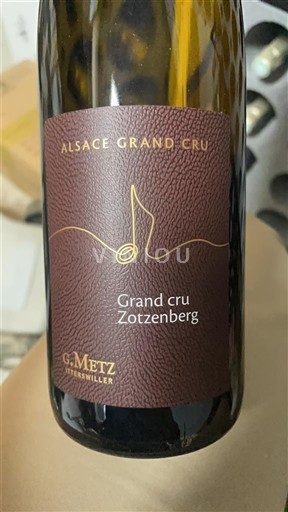 Alsace Sylvaner Grand Cru G. Metz Grand Cru Zotzenberg 2024