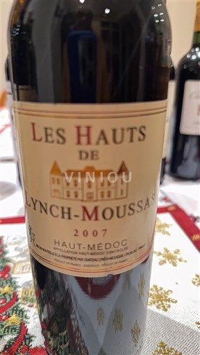 Burdeos Haut-Médoc Lynch-Moussas Les Hauts de Lynch-Moussas 2007