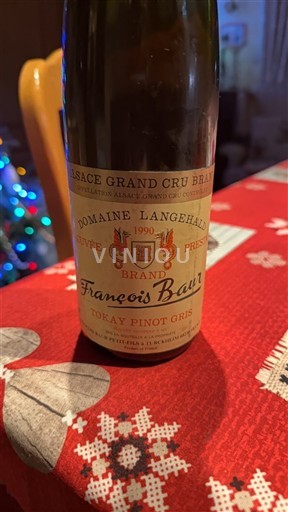 Alsace Alsace Grand Cru Grand Cru François Baur Brand 1990