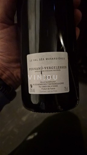 Bourgogne Pernand-Vergelesses Le Val des Musardières 2023