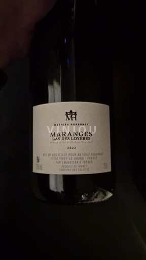 Borgonha Maranges Mathieu Roberot Bas des Loyères 2022