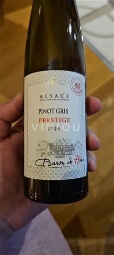 Alsace Pinot Grigio Baron de Hoen Prestige 2024