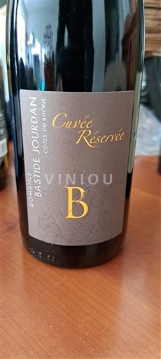 Rhônedalen Côtes du Rhône Domaine Bastide Jourdan Réservée 2020