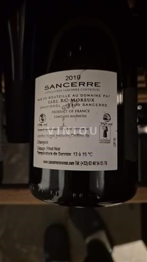 Valle della Loira Sancerre Domaine Pascal et Nicolas Morieux 2019
