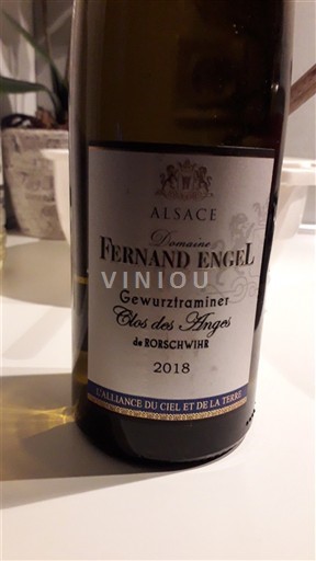 Alsace Not Specified Domaine Fernand Engel Clos des Anges 2018