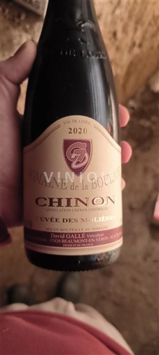 Loire Valley Chinon Domaine La Boulaie des N°1 - Lieu-dit 2020