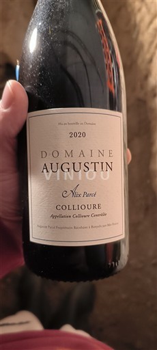 Roussillon Collioure Domaine Augustin Alix Pareil 2020