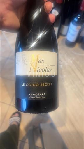 Languedoc Faugères Mas Nicolas Le Coing Secret 2019
