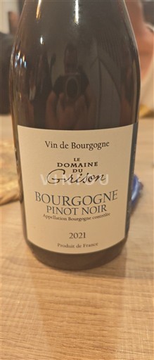 Borgoña Domaine Le Domaine du Grison 2021