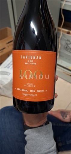 Linguadoca e Rossiglione Côtes catalanes Claude Vialade Carignan, Mon Amour 100 ans d'âge 2022