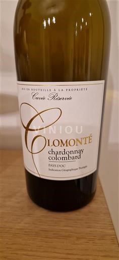 Languedoc-Roussillon Pays d'Oc Clomonté Réservée 2022