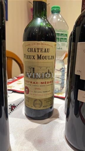 Bordeaux Listrac-Médoc Château Vieux Moulin 1986