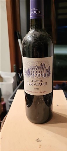 Burdeos Bordeaux superior Château Lajarre 2015