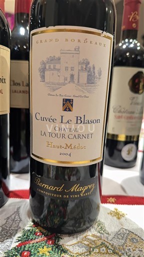 Burdeos Haut-Médoc Château La Tour Carnet Le Blason 2004