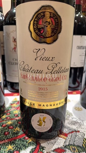 Burdeos Saint-Émilion Gran Cru Grand Cru Château Vieux Château Pelletan 2015