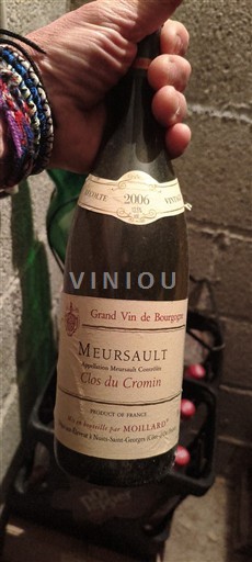 Burgundija Meursault Moillard Clos du Cromin 2006