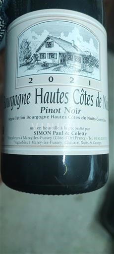 Borgoña Simon Paul & Colette 2021