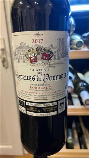 Burdeos Bordeaux Château S Seigneurs de Pommyers 2017