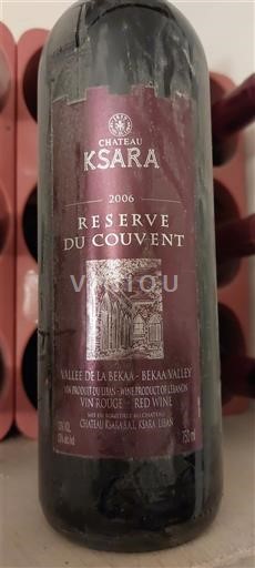 Bekaa Không xác định Château Ksara Réserve du Couvent 2006