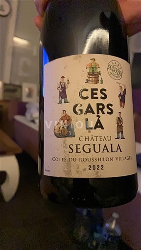 Roussillon Côtes del Roussillon Villages Château Séguala Ces Gars Là 2022