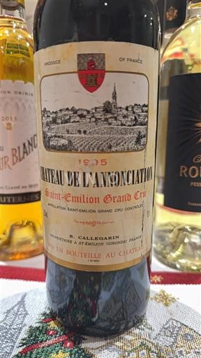 Burdeos Saint-Émilion Gran Cru Grand Cru Château L'Annonciation 1995