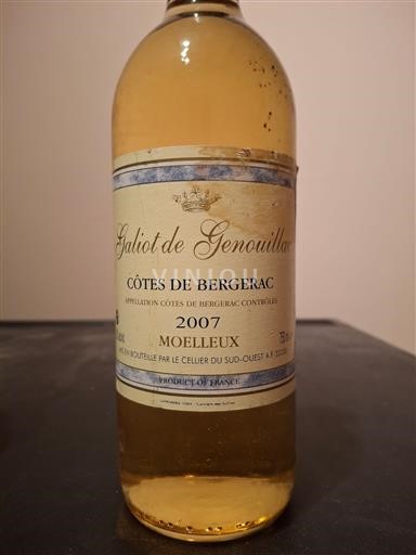 Tây Nam Côtes-de-bergerac Galiot de Genouillac 2007