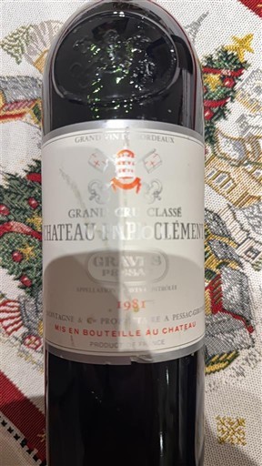 Bordeaux Pessac-Léognan Château Pape Clément 1981