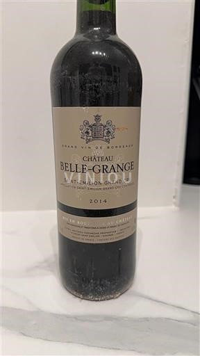 Burdeos Saint-Émilion Gran Cru Grand Cru Château Belle-Grange 2014