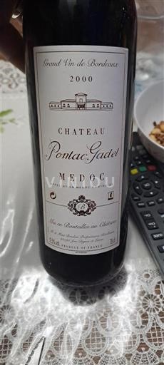 Bordeaux Médoc Château Pontac Gadet 2000