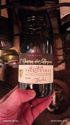 Valle del Rodano Vacqueyras Domaine L'Oustau des Lecques 2016