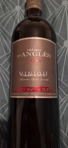 Linguadoca La Clape Château Anglès Grand Vin 2019