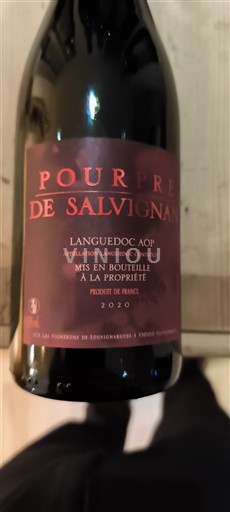 Langvedok Languedoc Les Vignerons de Sauvignargues Pourpre de Salvignan 2020