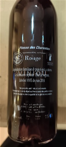 Poitou-Charentes Pineau des Charentes Domaine Domaines des Charrons Niet-geïntegreerd