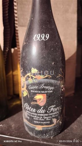 Thung lũng sông Loire Côtes-du-forez Cuvée Prestige Sélection de Vieilles Vignes 1999
