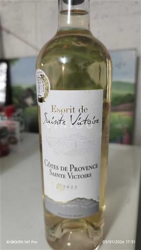 Provence Không được chỉ định Esprit de Sainte Victoire 2022