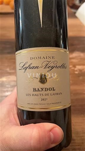 Provence Bandol Domaine Lafran-Veyrolles Les Hauts de Lafran 2021