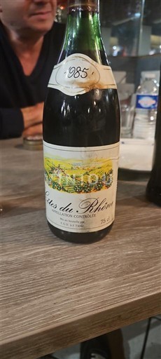 Rhônedalen Côtes du Rhône Domaine Chiroubles Domaine des générations 1985