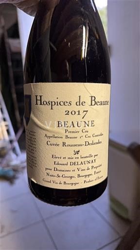 Borgoña Beaune Premier Cru Hospices de Beaune Rousseau-Deslandes 2017