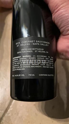 California AVAs Napa Valley Depiction Wines 2018