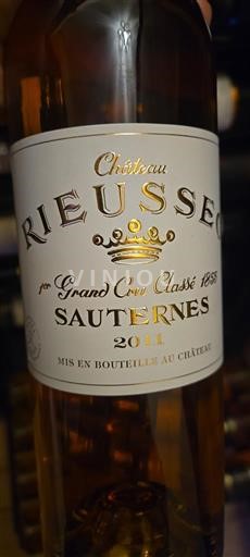 Bordeaux Sauternes Premier Cru Château Rieussec 2014