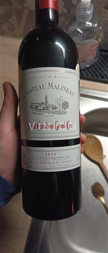 Burdeos Saint-Émilion Gran Cru Grand Cru Château Malineau 2015