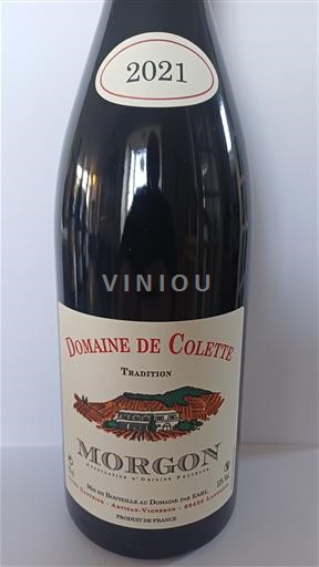 Beaujolais Morgon Domaine Colette 2021