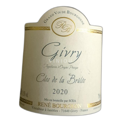 Borgoña Givry René Bourguignon Clos de la Brulée 2020