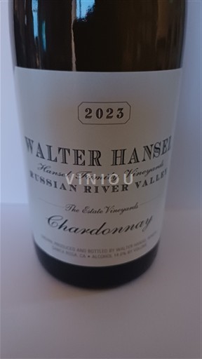 Vùng trồng nho được cấp phép California Bờ biển Sonoma Walter Hansel Estate vineyards / russian river 2023