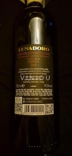 Toscana Vino Nobile di Montepulciano Lunadoro Riserva 2019