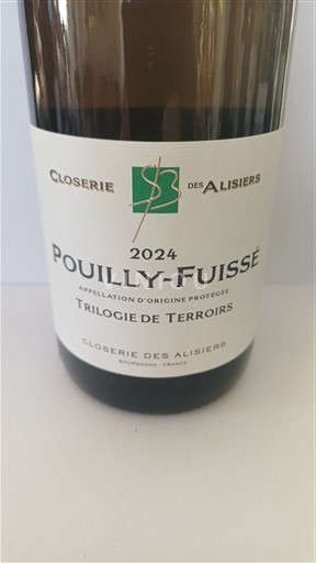 Burgundija Pouilly-fuissé Closerie des Alisiers trilogie de terroirs 2024